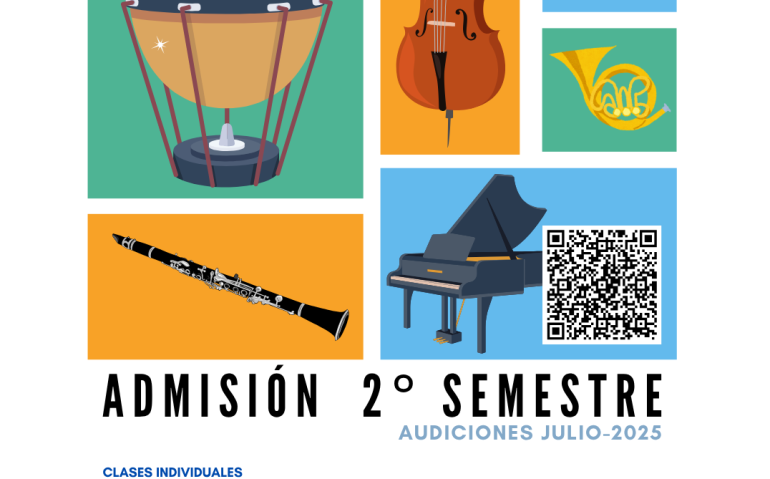 ADMISIÓN SEGUNDO SEMESTRE CONSERVATORIO