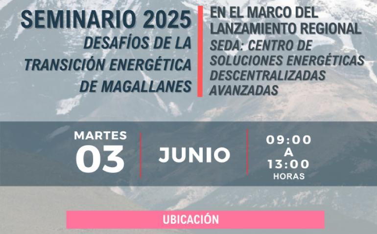 Afiche seminario transición energética