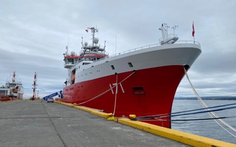 BAP Carrasco es parte de los buques que operan desde Punta Arenas hacia el Territorio Chileno Antártico