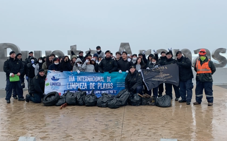 Fotografía final jornada de limpieza