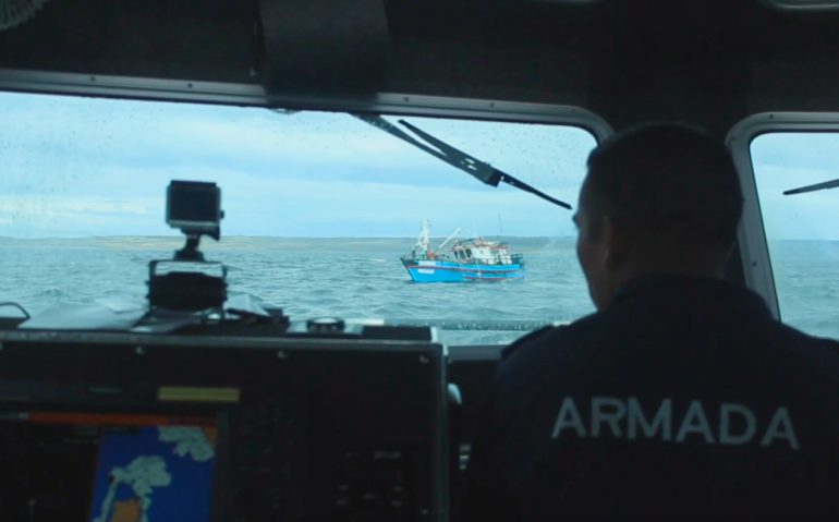 La fiscalización pesquera es una tarea permanente de la Armada de Chile