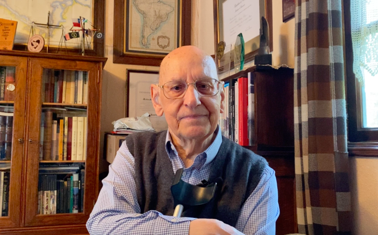 Premio Nacional de Historia Mateo Martinic quien se refirio al importante nombramiento de Faro Evangelista