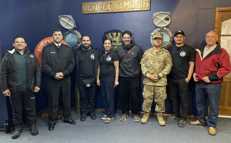 Primera Expedición Antártica Mexicana en el Museo Naval y Marítimo de Punta Arenas