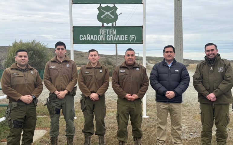 Seremi de Seguridad Pública visitó Rete´n Cañadon Grande 1
