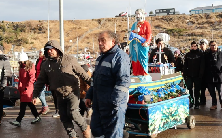 Traslado de Santo Patrono para navegacion