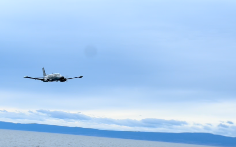 Vuelo de exploración aeromaritima del mítico P-111 del Grupo Aeronaval Sur
